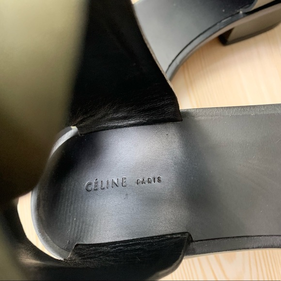 Céline Phoebe Philo Bam Bam Sandals - Olive - Picture 4 of 5